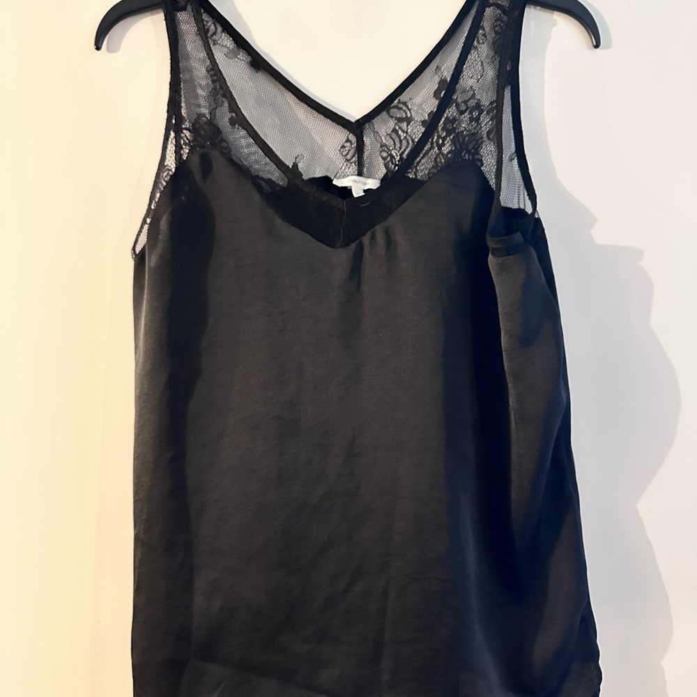 Maurices Black Lace Camisole Top